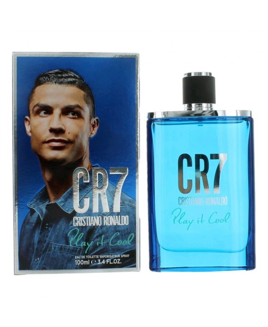 CR7 Play It Cool by Cristiano Ronaldo, 3.4 oz Eau De Toilette Spray for Men