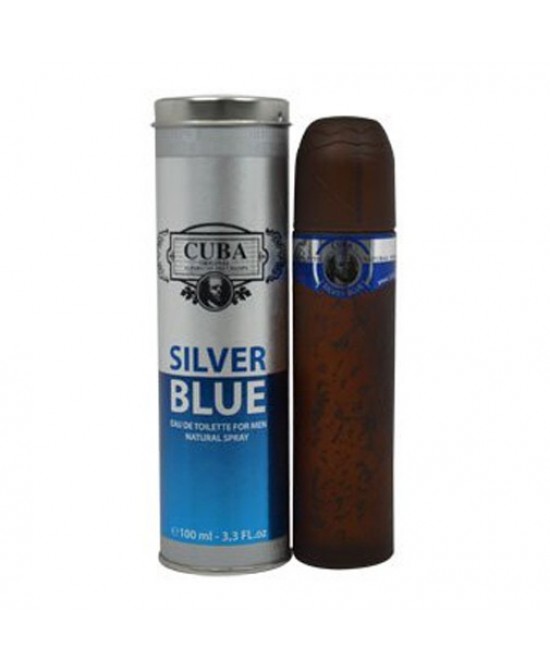 Cuba Silver Blue by Cuba, 3.3 oz Eau De Toilette Spray for Men