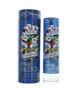 Ed Hardy Love & Luck by Christian Audigier, 3.4 oz Eau De Toilette Spray for Men