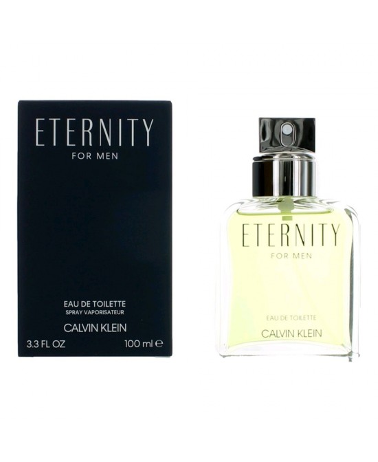 Eternity by Calvin Klein, 3.3 oz Eau De Toilette Spray for Men