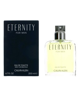 Eternity by Calvin Klein, 6.7 oz Eau De Toilette Spray for Men