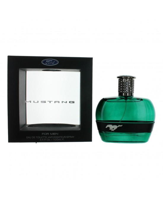 Mustang Green by Mustang, 3.4 oz Eau De Toilette Spray for Men