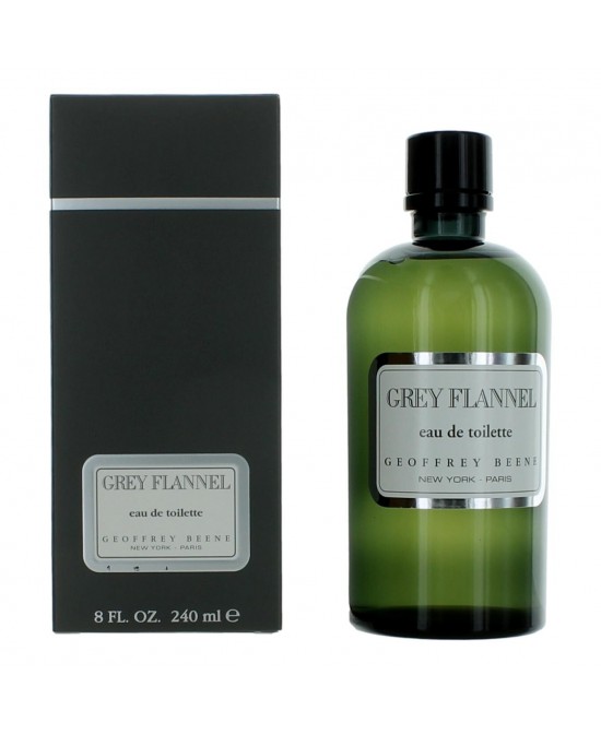 Grey Flannel by Geoffrey Beene, 8 oz Eau De Toilette Splash for Men in a Box