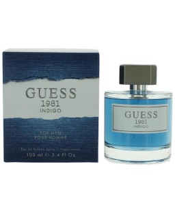 Guess 1981 Indigo by Guess, 3.4 oz Eau De Toilette Spray for Men