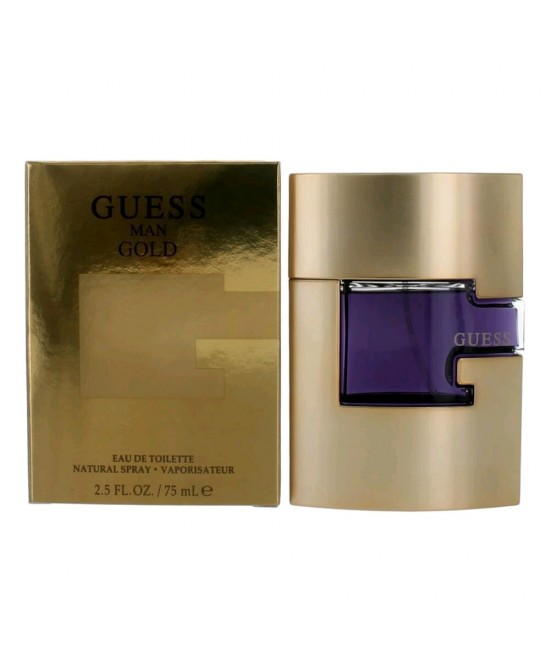 Guess Gold by Guess, 2.5 oz Eau De Toilette Spray for Men