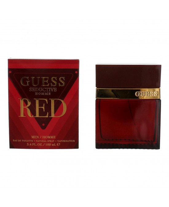 Guess Seductive Homme Red by Guess, 3.4 oz Eau de Toilette Spray for Men