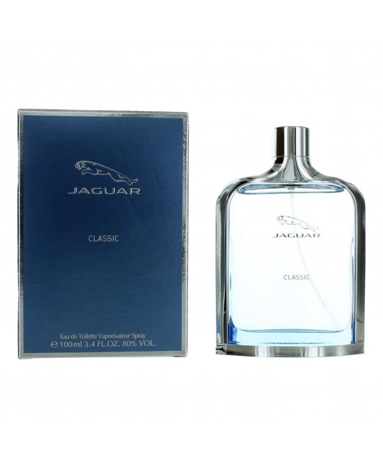 Jaguar Classic Blue by Jaguar, 3.4 oz Eau De Toilette Spray for Men