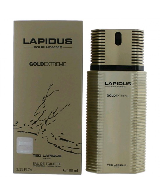 Lapidus Gold Extreme by Ted Lapidus, 3.3 oz Eau De Toilette Spray for Men