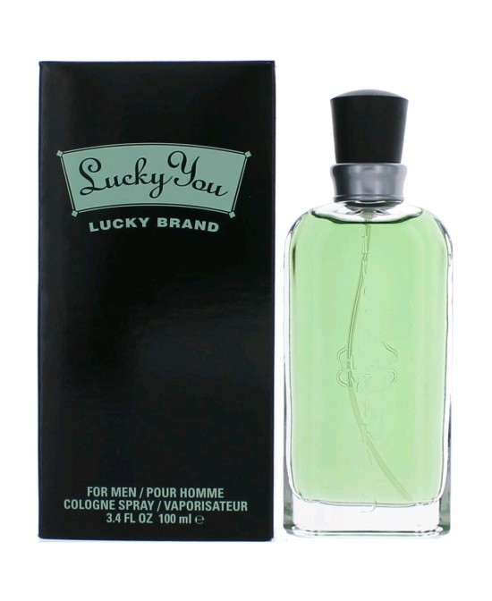 Lucky You by Lucky Brand, 3.4 oz Eau De Toilette Spray for Men