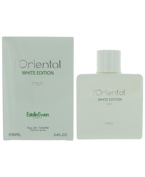 L'Oriental White Edition by Estelle Ewen, 3.4 oz Eau De Toilette Spray for Men