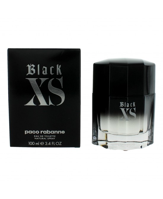 Black XS by Paco Rabanne, 3.4 oz Eau De Toilette Spray for Men