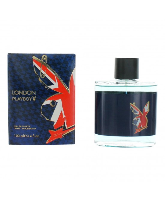 Playboy London by Coty, 3.4 oz Eau De Toilette Spray for Men