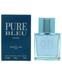 Pure Bleu by Karen Low, 3.4 oz Eau De Toilette Spray for Men