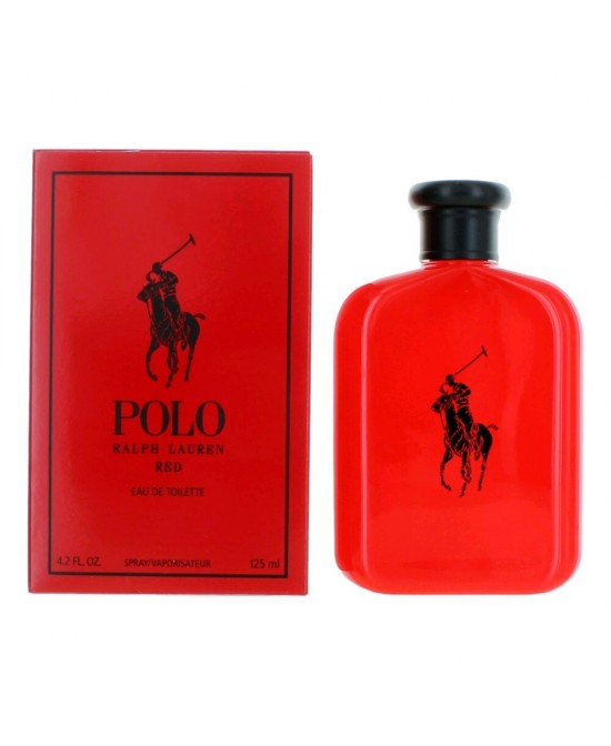 Polo Red by Ralph Lauren, 4.2 oz Eau De Toilette Spray for Men