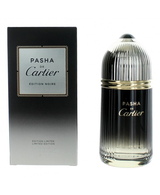 Pasha de Cartier Edition Noire by Cartier, 3.3 oz Eau De Toilette Spray for Men Limted Editon