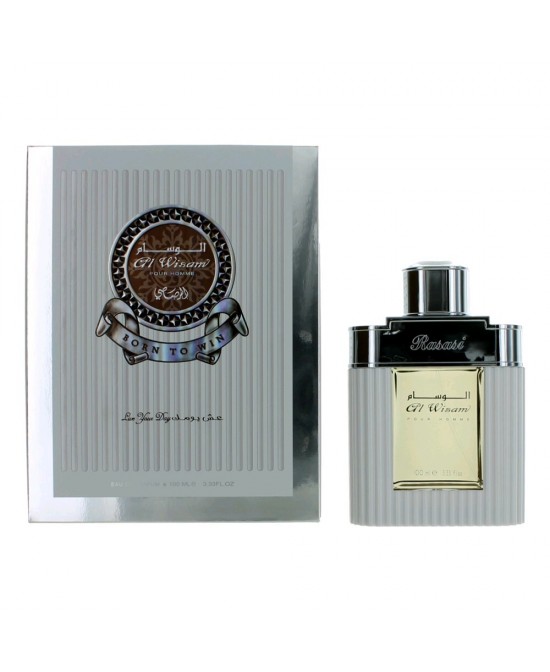 Al Wisam by Rasasi, 3.3 oz Eau De Parfum Spray for Men