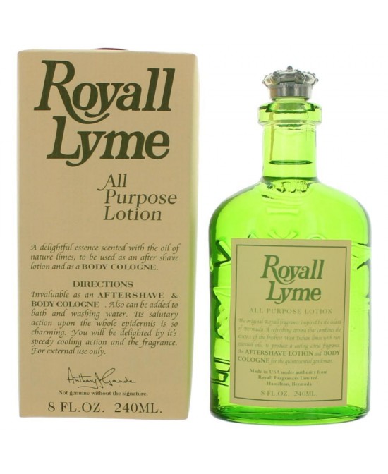 Royall Lyme by Royall Fragrances, 8 oz All Purpose Lotion for Men