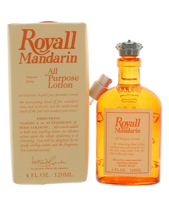 Royall Mandarin by Royall Fragrances, 4 oz All Purpose Lotion for Men