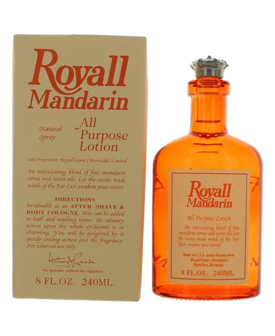 Royall Mandarin by Royall Fragrances, 8 oz All Purpose Lotion for Men