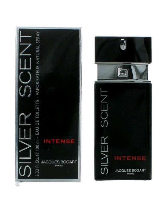 Silver Scent Intense by Jacques Bogart, 3.4 oz Eau De Toilette Spray for Men