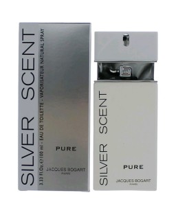 Silver Scent Pure by Jacques Bogart, 3.4 oz Eau De Toilette Spray for Men