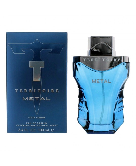 Territoire Metal by YZY, 3.4 oz Eau De Parfum Spray for Men