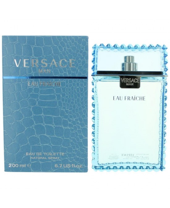 Versace Man Eau Fraiche by Versace, 6.7 oz Eau De Toilette Spray for Men