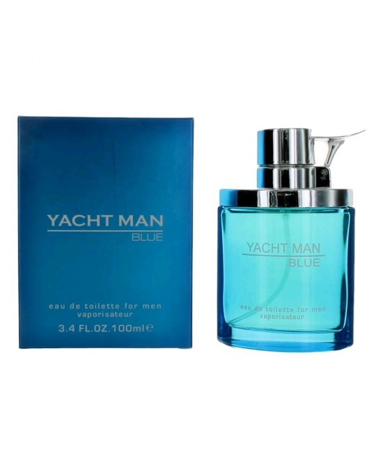 Yacht Man Blue by Myrurgia, 3.4 oz Eau De Toilette Spray for Men