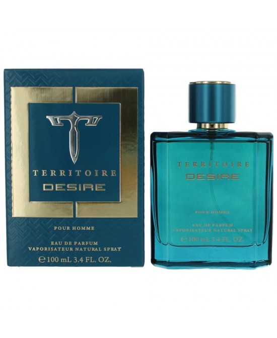 Territoire Desire by YZY, 3.4 oz Eau De Parfum Spray for Men