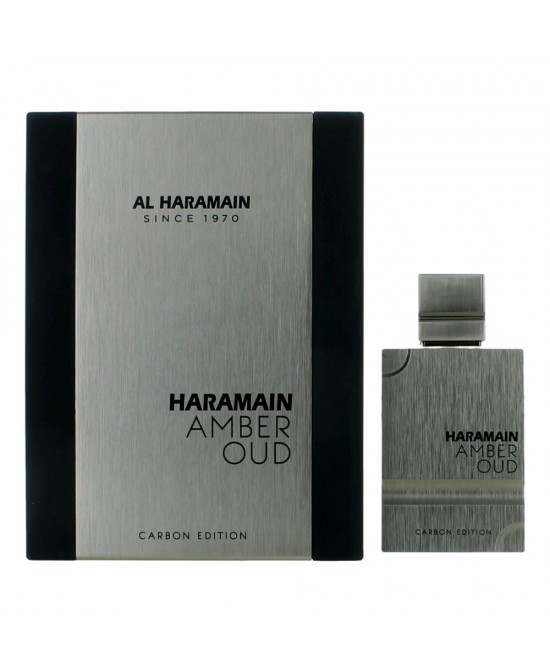 Amber Oud Carbon Edition by Al Haramain, 2 oz Eau De Parfum Spray for Unisex