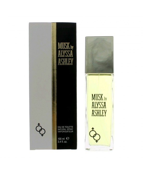 Musk by Alyssa Ashley, 3.3 oz Eau De Toilette Spray for Women