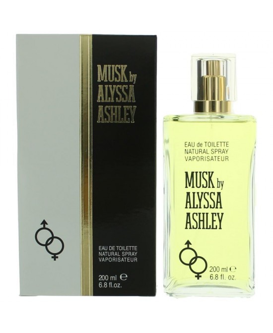 Musk by Alyssa Ashley, 6.8 oz Eau De Toilette Spray for Women