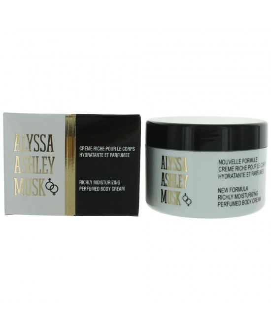 Musk by Alyssa Ashley, 8.5 oz Body Cream for Women