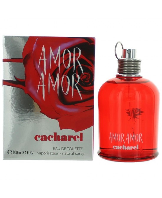 Amor Amor by Cacharel, 3.4 oz Eau De Toilette Spray for Women