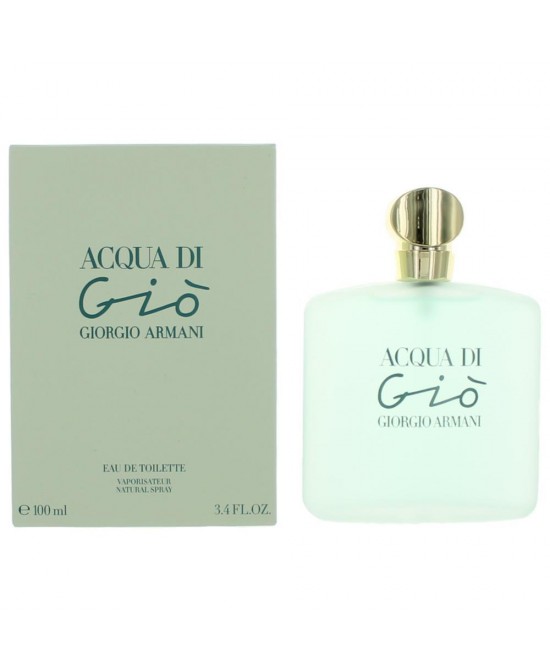 Acqua Di Gio by Giorgio Armani, 3.4 oz Eau De Toilette Spray for Women