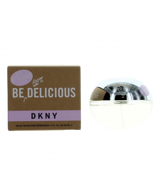 Be 100 pct Delicious DKNY by Donna Karan, 3.4 oz Eau de Parfum Spray for Women