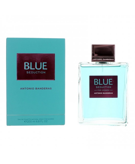 Blue Seduction by Antonio Banderas, 6.7 oz Eau De Toilette Spray for Women