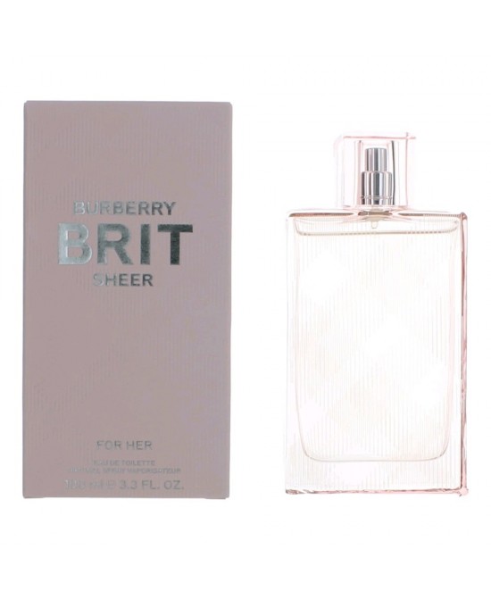 Brit Sheer by Burberry, 3.3 oz Eau De Toilette Spray for Women