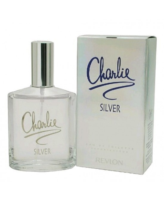 Charlie Silver by Revlon, 3.4 oz Eau De Toilette Spray for Women