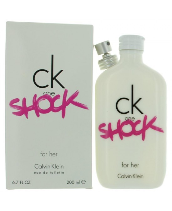 CK One Shock by Calvin Klein, 6.7 oz Eau De Toilette Spray for Women