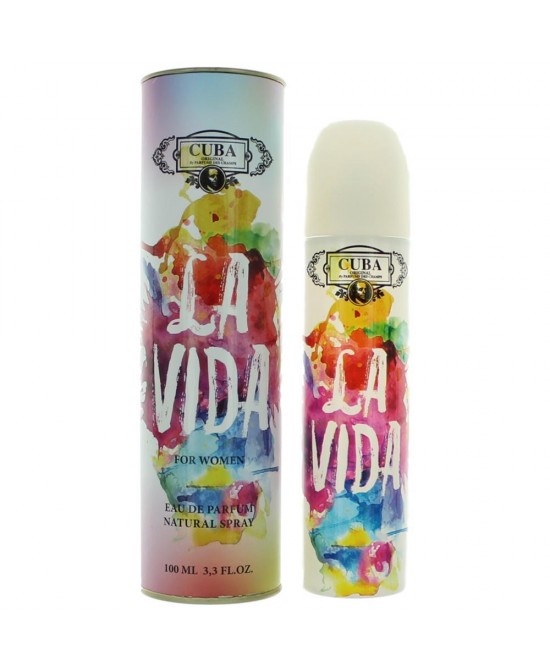 Cuba La Vida by Cuba, 3.3 oz Eau De Parfum Spray for Women