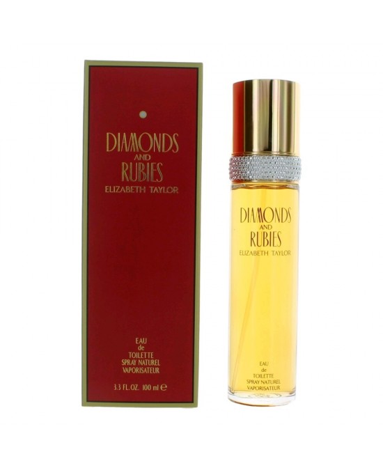 Diamonds & Rubies by Elizabeth Taylor, 3.3 oz Eau De Toilette Spray for Women