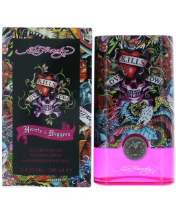 Ed Hardy Hearts & Daggers by Christian Audigier, 3.4 oz Eau De Parfum Spray for Women