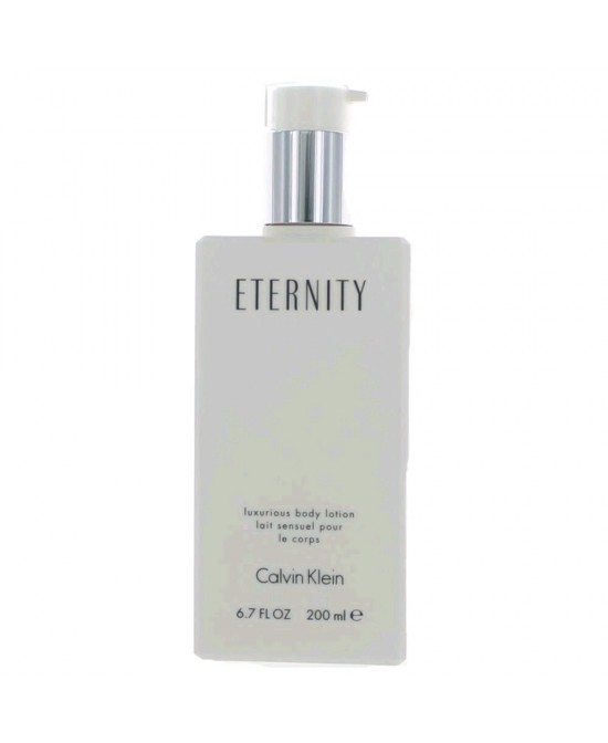 Eternity by Calvin Klein, 6.7 oz Body Lotion for Women with Pump