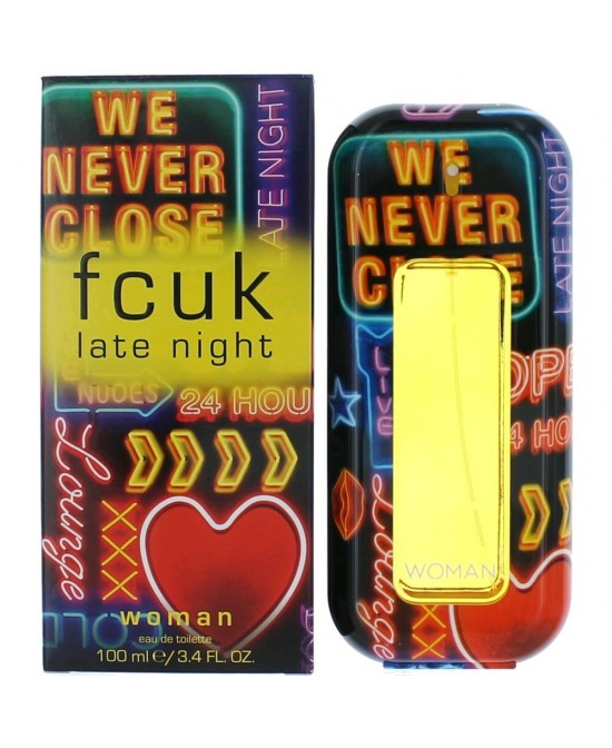 FCUK Late Night by French Connection, 3.4 oz Eau De Toilette Spray for Women