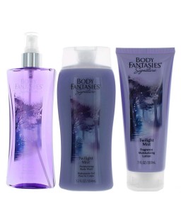 Twilight Mist by Body Fantasies, 3 Piece Set for Women