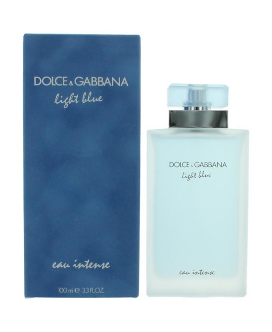 Light Blue Eau Intense by Dolce & Gabbana, 3.3 oz Eau De Parfum Spray for Women