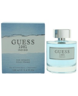 Guess 1981 Indigo by Guess, 3.4 oz Eau De Toilette Spray for Women