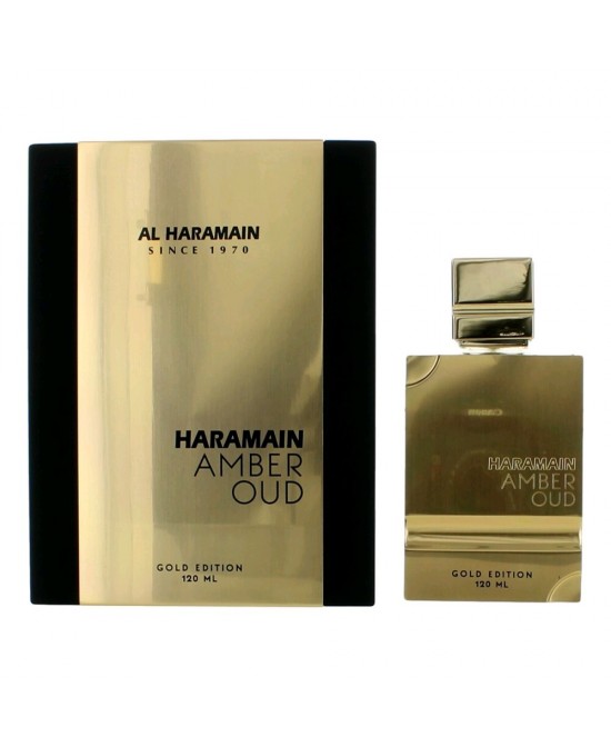 Amber Oud Gold Edition by Al Haramain, 4 oz Eau De Parfum Spray Unisex