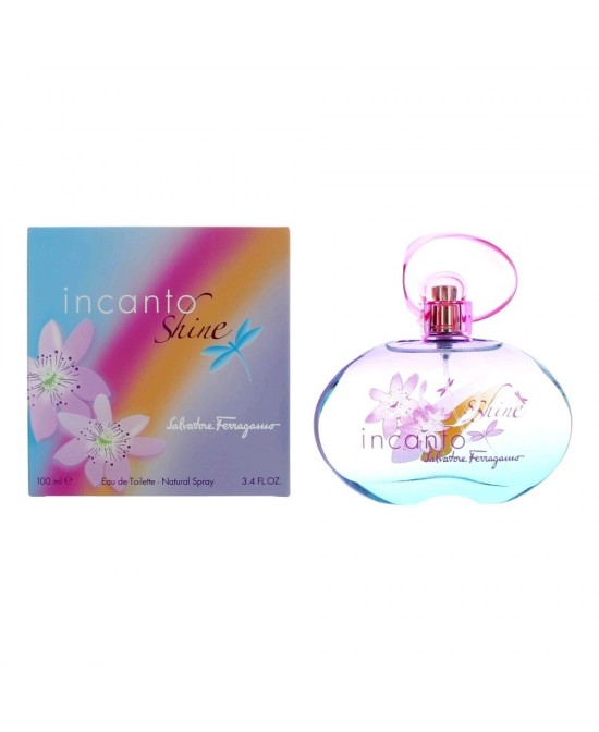 Incanto Shine by Salvatore Ferragamo, 3.4 oz Eau De Toilette Spray for Women